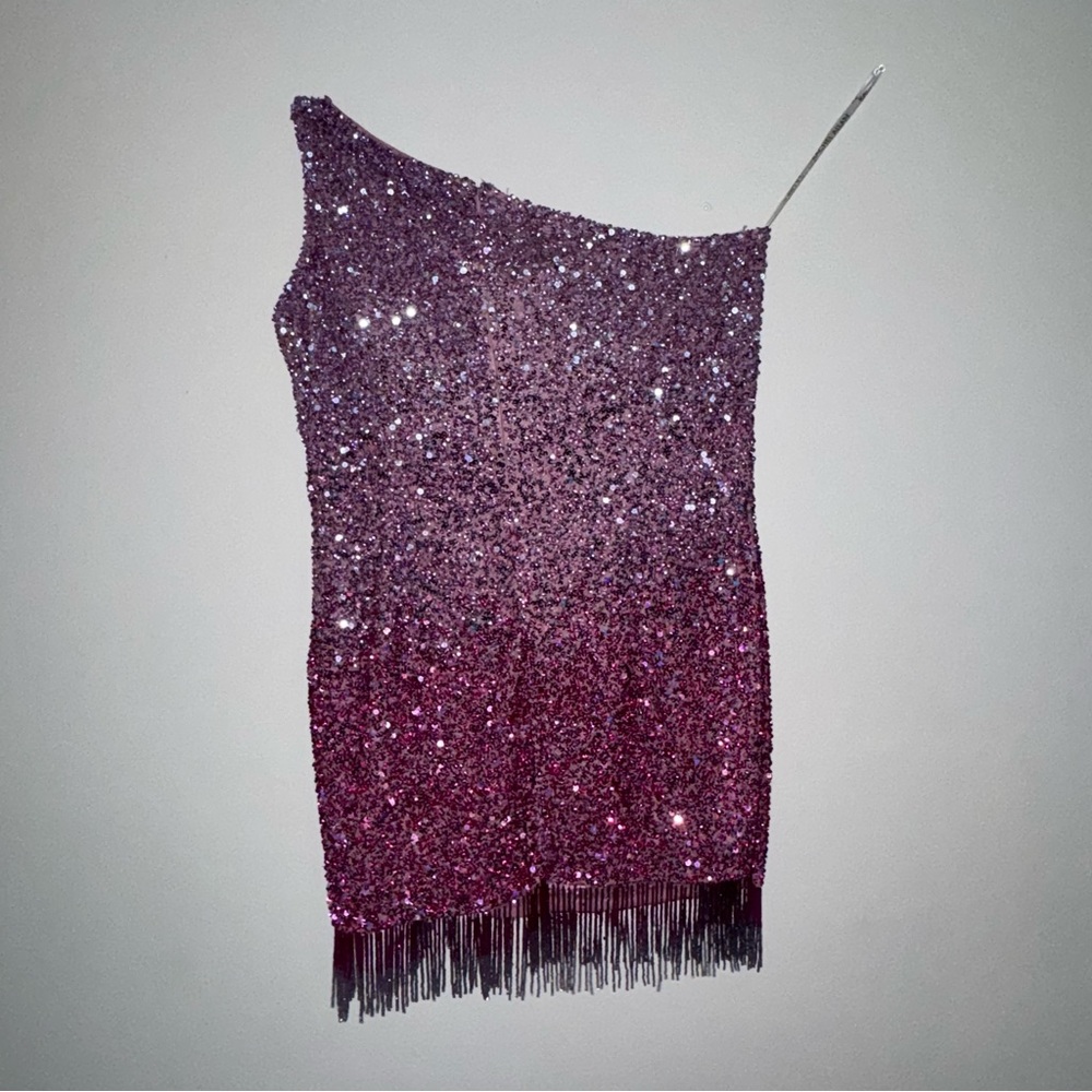 Rachel Allan Elegant Beaded Gown - Picture 2 of 7